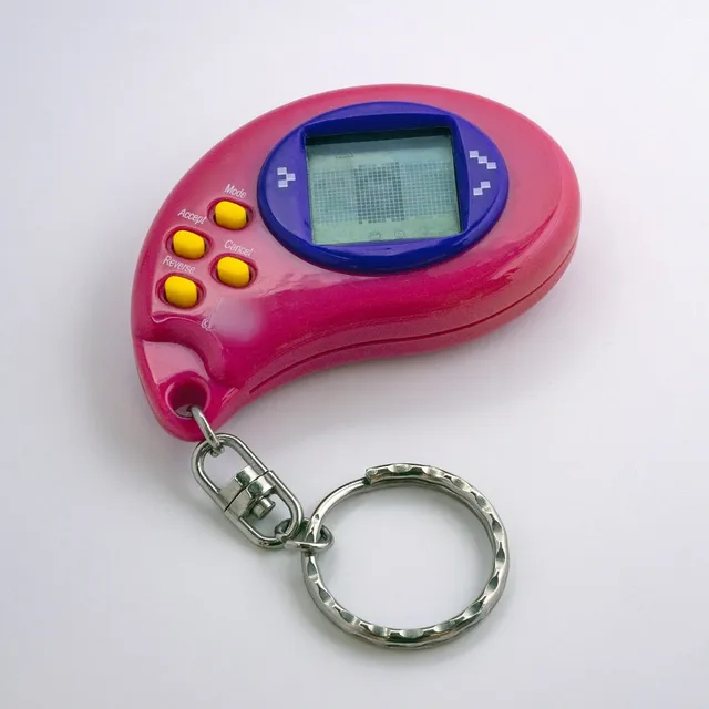 Virtual pet pink dengan gantungan kunci